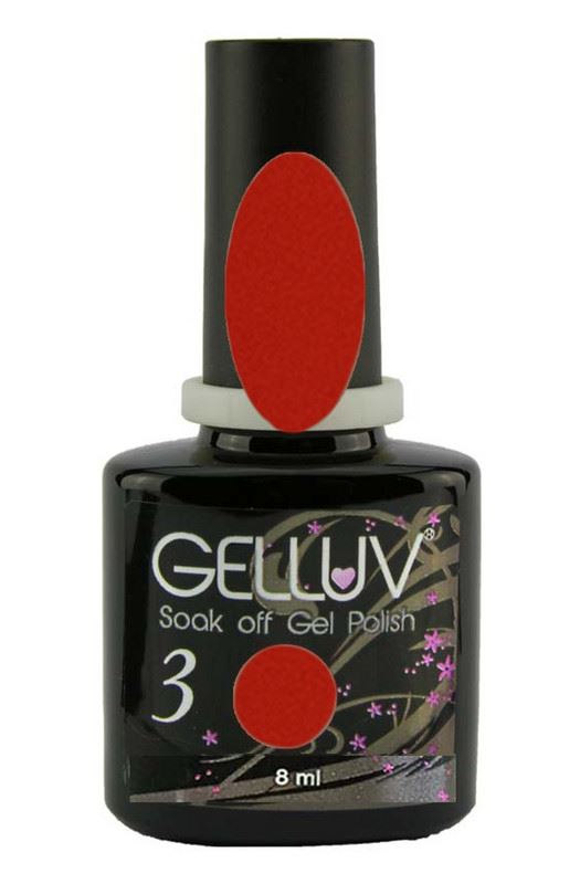 Gelluv Soak Off Gel Nail Varnish Polish - Pumpkin
