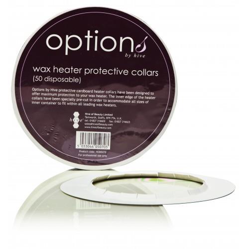 Hive of Beauty Waxing Disposable Cardboard Wax Heater Collars x 50