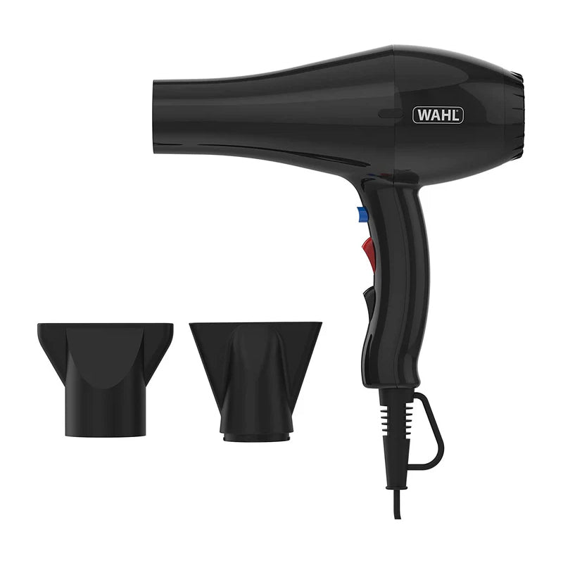 Wahl Ionic Style Sèche-cheveux Femme Souffleur Tourmaline Professionnel 2000W Noir