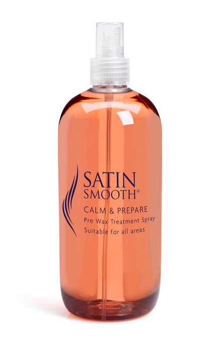 Satin Smooth Calm &amp; Prepare Traitement de préparation de la peau à la cire pré-épilation 500 ml