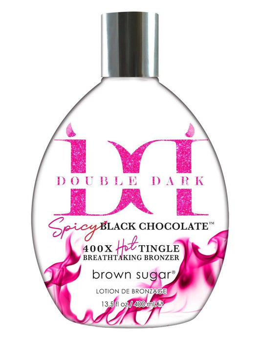 Tan Incorporated Double Dark Spicy Black Chocolate Tanning Lotion Bronzer 400ml