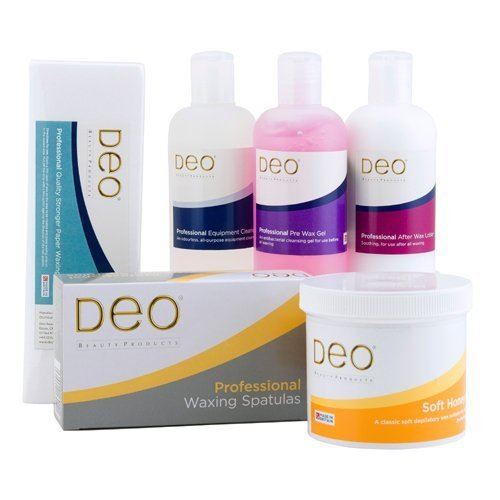 Kit de démarrage pour chauffe-cire DEO 1000cc pour salon de coiffure - Blanc