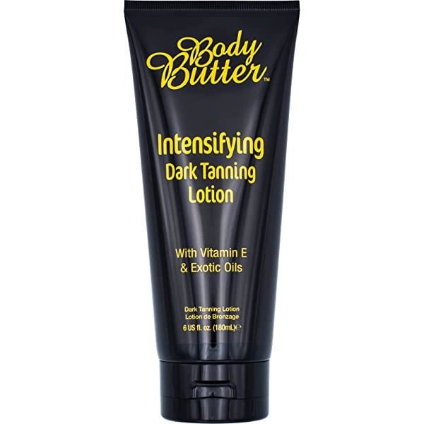 Body Butter Intensifying Dark Tanning Lotion With Vitamin E - 180ml