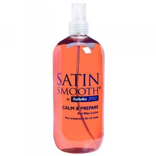 Satin Smooth Calm &amp; Prepare Traitement de préparation de la peau à la cire pré-épilation 500 ml