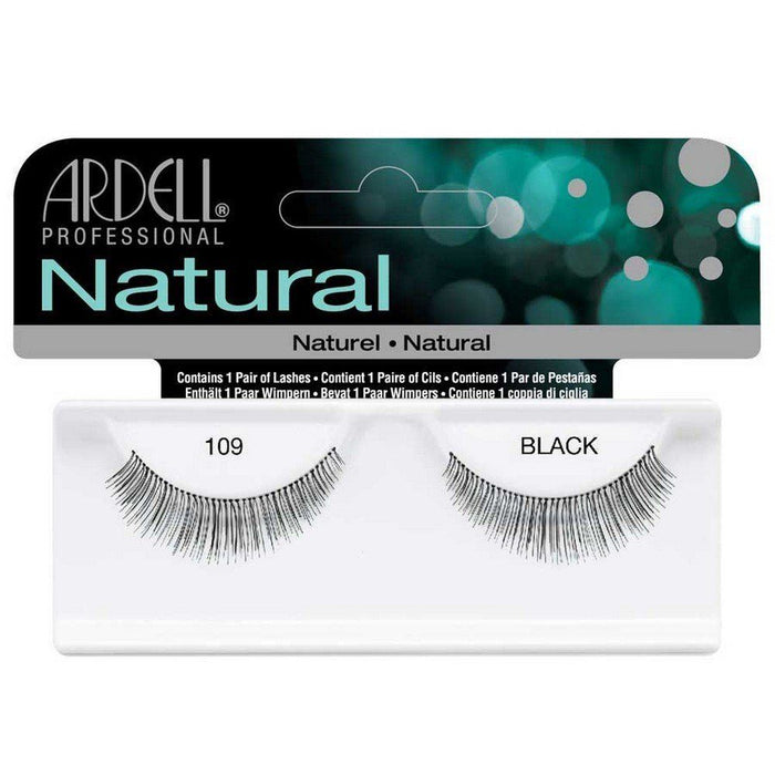 Ardell Natural 109 Black Easy To Apply Full False Eye Lashes