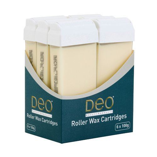DEO Roller Waxing 100ml Natural Wax Cartridge Lotions - Pack Of 6