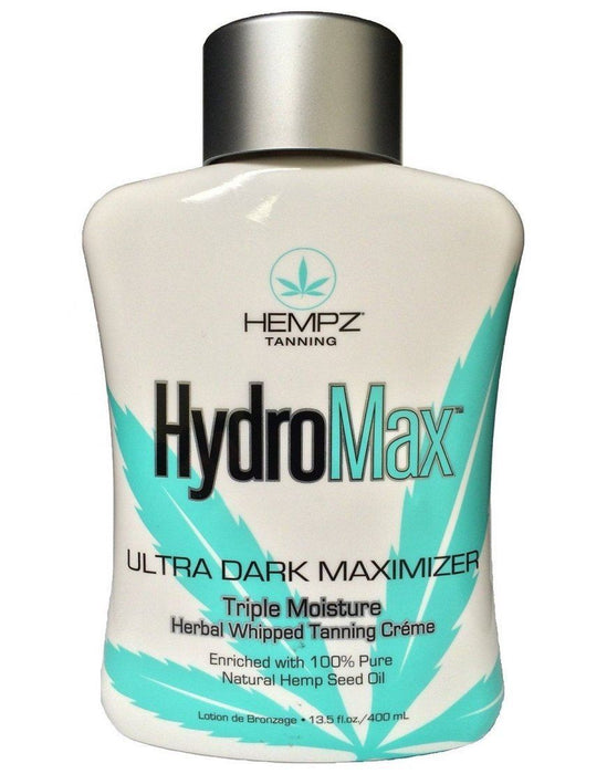 Hempz Hydro Max Tanning Lotion Ultra Dark Maximizer Herbal Whipped