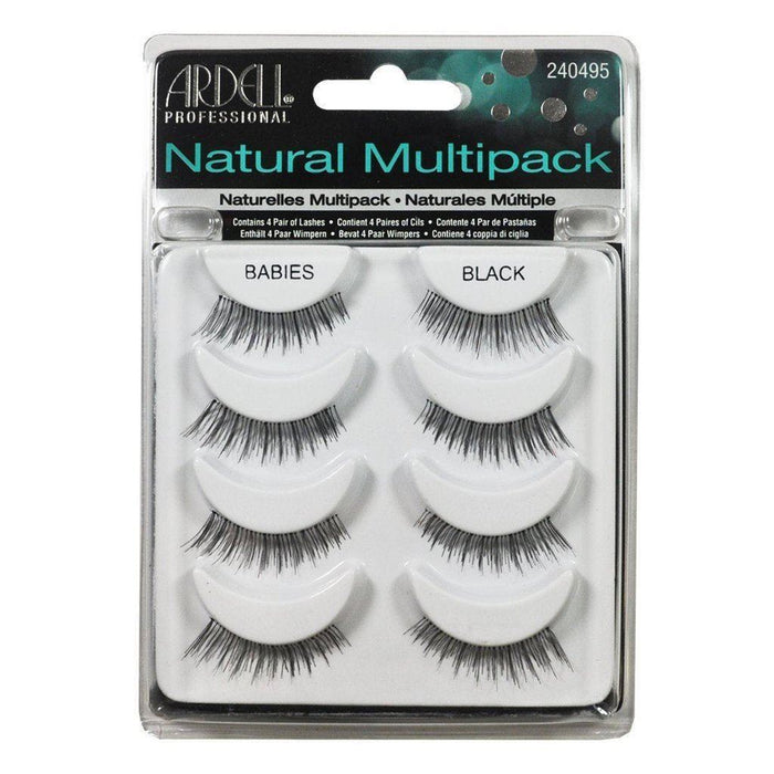 Ardell Natural Multipack Babies Black Easy To Apply Full False Eye Lashes