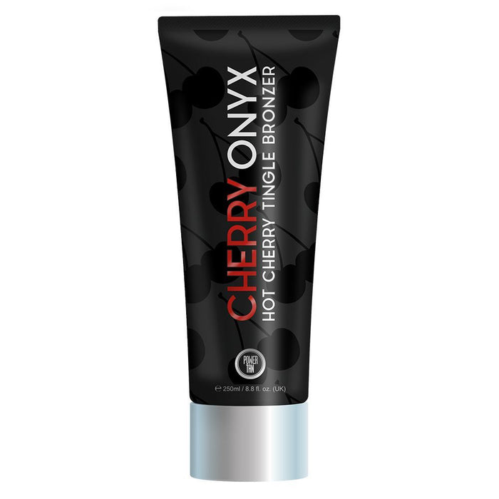 Power Tan Cherry Onyx Hot Tingle Bronzer Skin UV Sunbed Tanning Lotion - 250ml