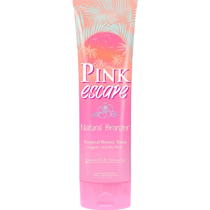 Lotion bronzante naturelle tropicale Pink Escape de Swedish Beauty