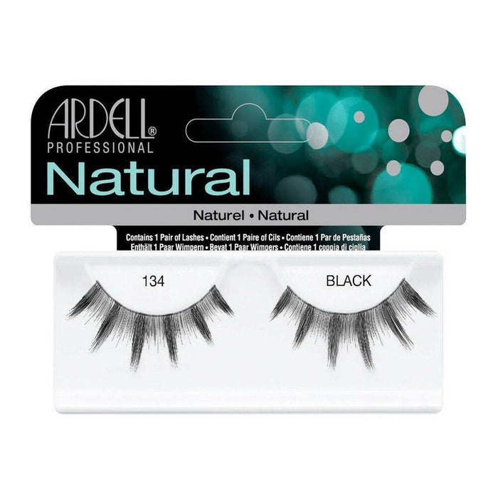 Ardell Natural 134 Black Easy To Apply Full False Eye Lashes