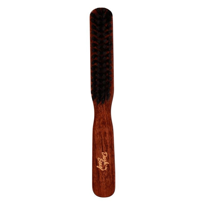 Brosse de fondu en bois Dark Stag Barber avec poils doux