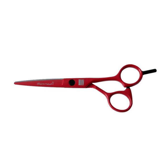 Glamtech Barber Stylist Pro Red 5.5" Hairdressing Scissor Japanese Steel