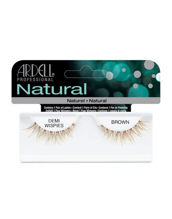 Ardell Natural Demi Wispies Brown Easy To Apply Full False Eye Lashes