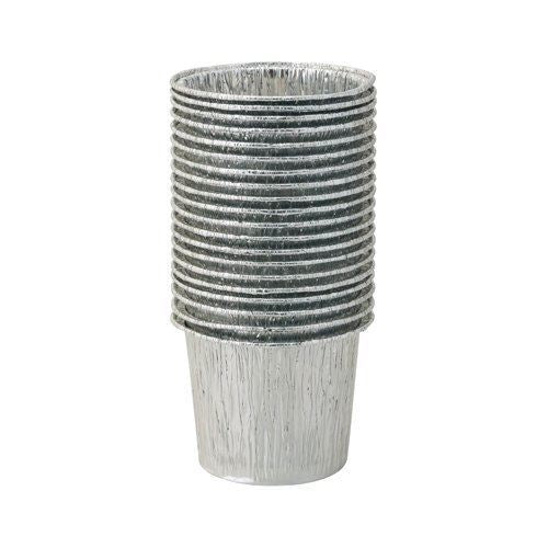 DEO Mini Aluminium Foil Cups for Wax Waxing Heaters - Pack of 20