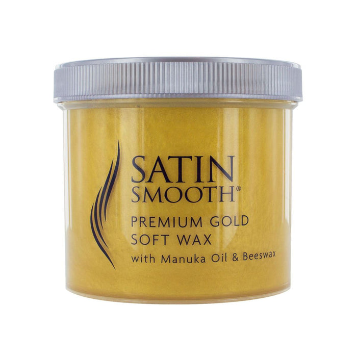 Satin Smooth Gold Wax Waxing Lotion With Manuka Oil & Beeswax 425g