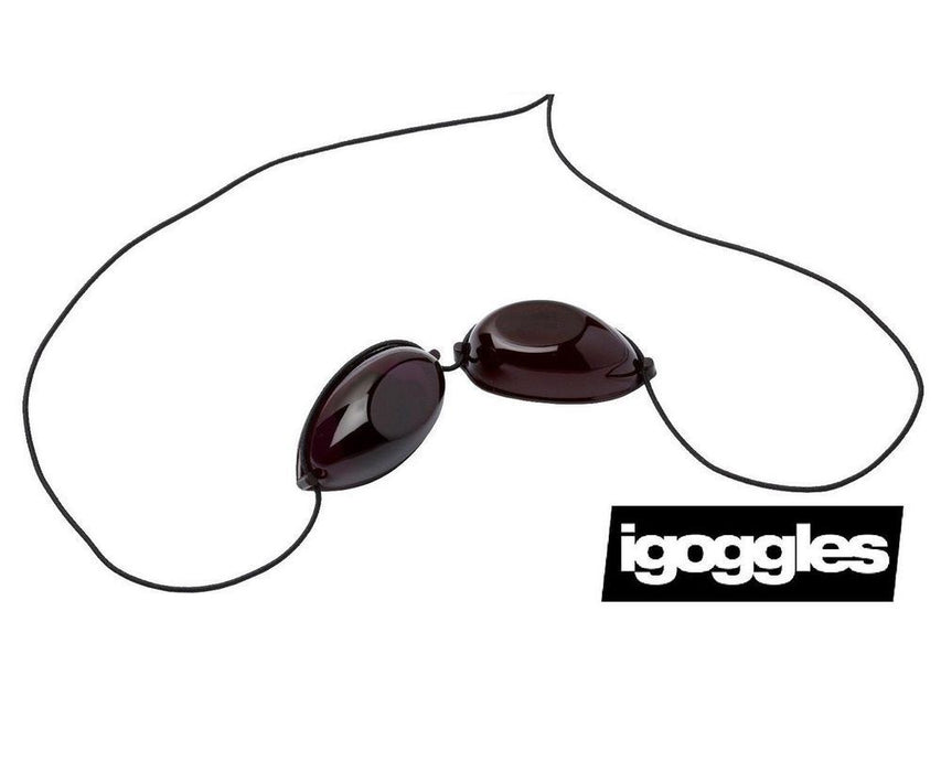 1x iGoggles Indoor & Outdoor Sunbed Protection Elastic Tanning Eye Goggles