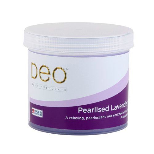 DEO Pearlised Lavender Depilatory Wax Lotion for Premium Waxing - 425g