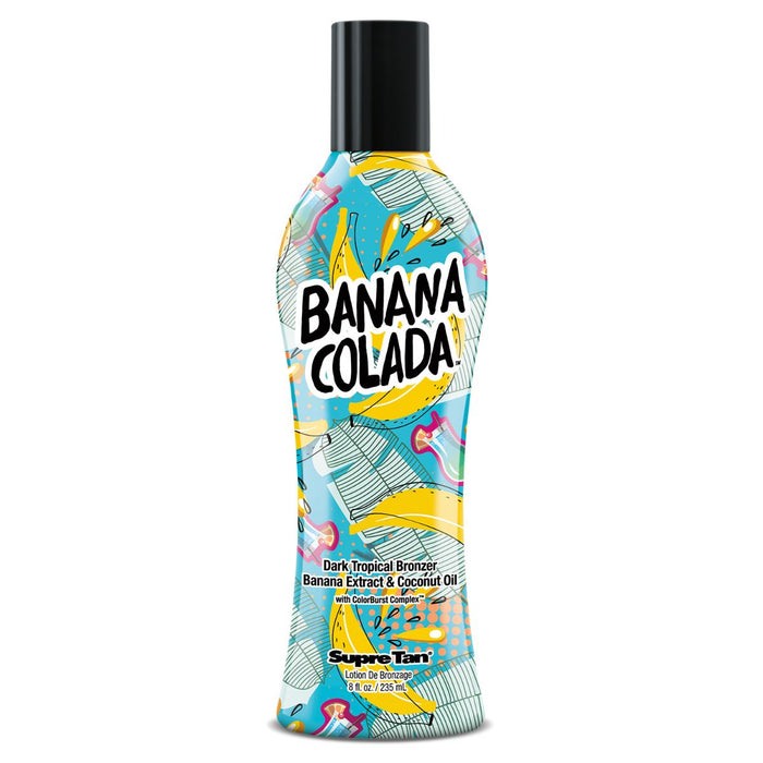 Supre Tan Banana Colada  Tanning Lotion Dark Tropical Bronzer Formula