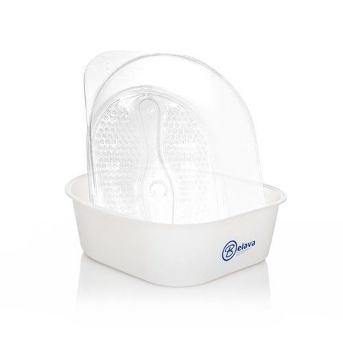 Belava Bowl Pedicure Starter Kit Foot Bath Tub With 20 Disposable Liners - White