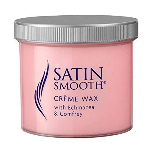 Satin Smooth Pink Creme Wax Waxing Lotion Echinecea & Comfrey 425g