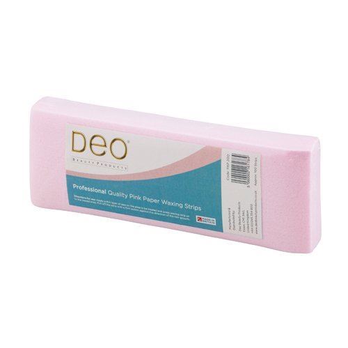 Deo Pink Non Woven Waxing Strips x 100