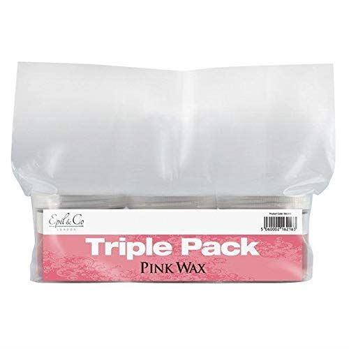 Epil & Co Soft Pink Wax Natural Lotion 425g x 3 Triple Pack