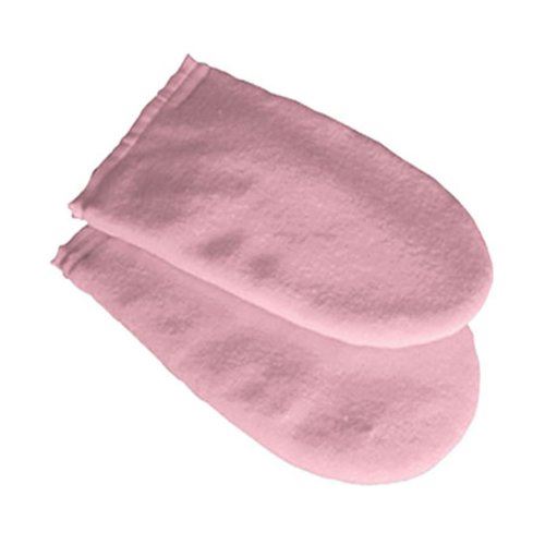 Deo Manicure Mitts 100% Cotton Paraffin Wax Treatments - Pink