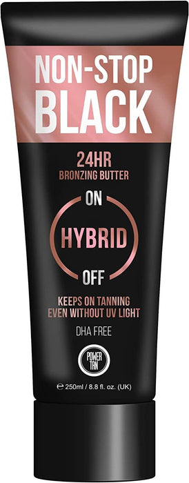 Power Tan 24HR Non Stop Black Hybrid Tanning Lotion Bronzing Butter