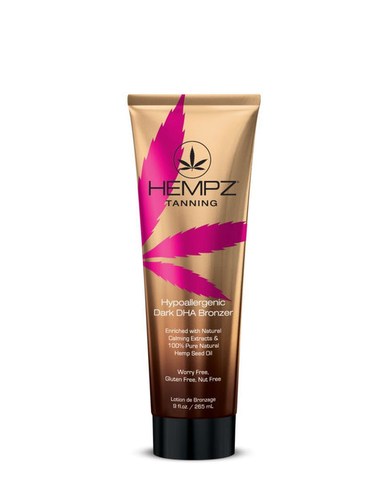 Hempz Hypoallergenic Dark DHA Bronzer Tanning Lotion 265ml
