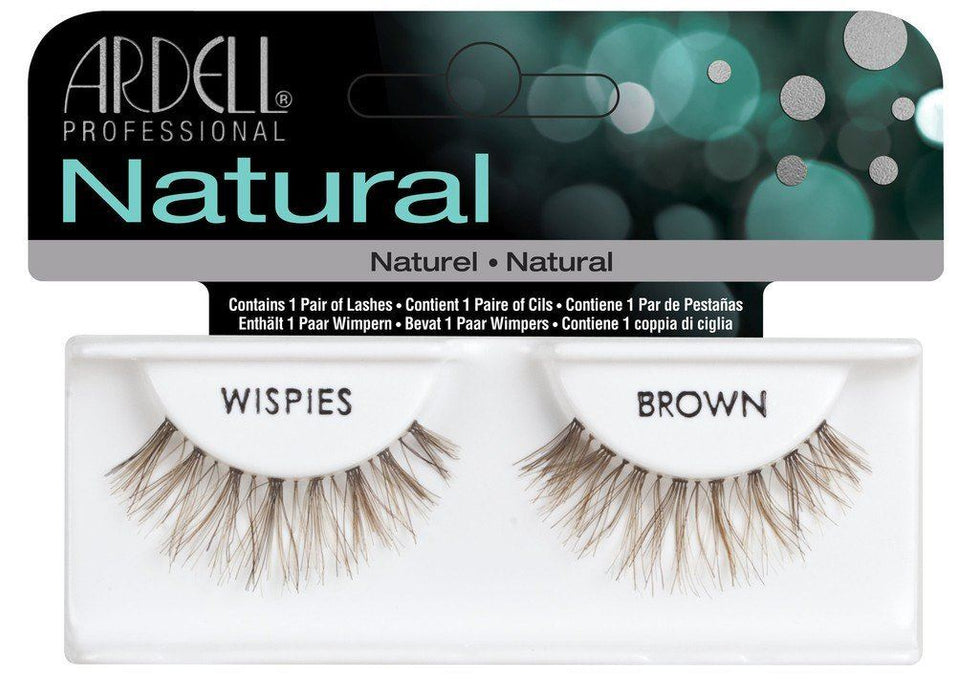 Ardell Natural Wispies Brown Easy To Apply Full False Eye Lashes