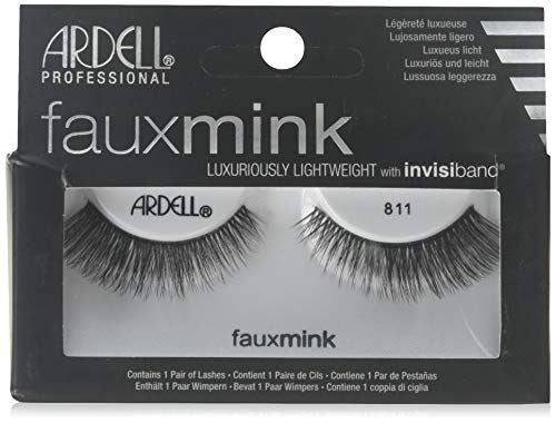 Ardell Faux Mink 811 Eye Lashes Lightweight Invisiband