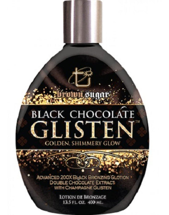 Tan Incorporated Black Chocolate Glisten Shimmer Black Glow 200X Bronzer 400ml