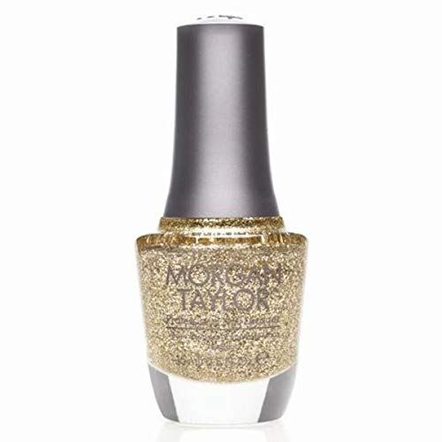 Morgan Taylor Glitter And Gold Nail Polish Lacquer 15ml