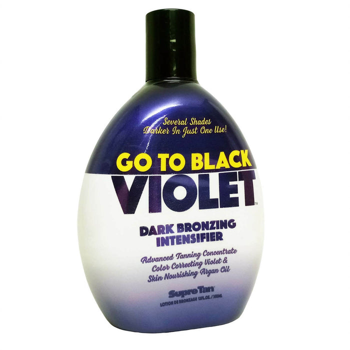 Supre Go to Black Violet Tanning Lotion DHA Dark Bronzing Intensifier