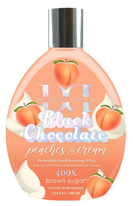 Tan Incorporated Double Dark Black Chocolate Peaches & Cream Tanning Lotion
