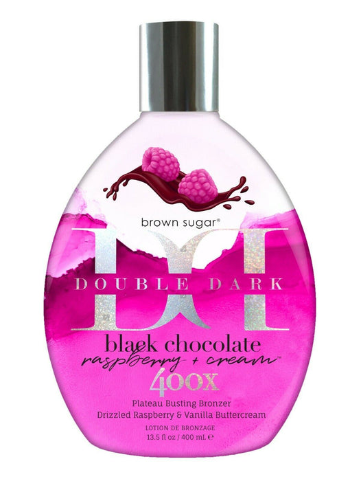 Tan Incorporated Double Dark Raspberry & Cream Tanning Lotion Bronzer- 400ml