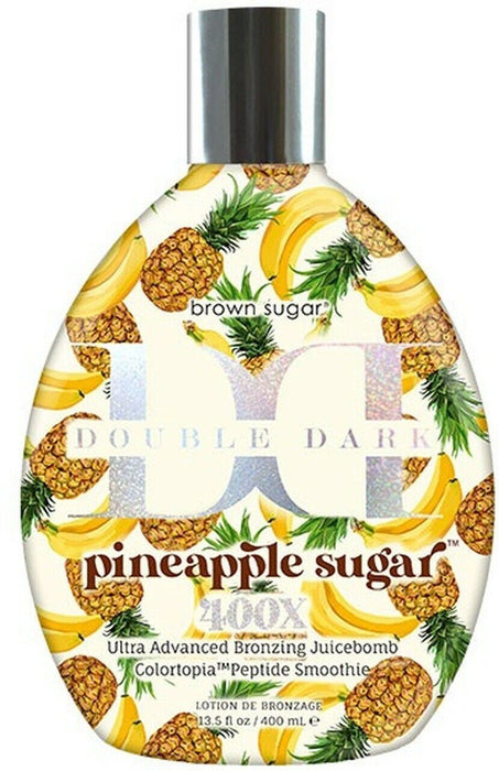 Tan Incorporated Double Dark Pineapple Sugar Tanning Lotion Bronzer- 400ml